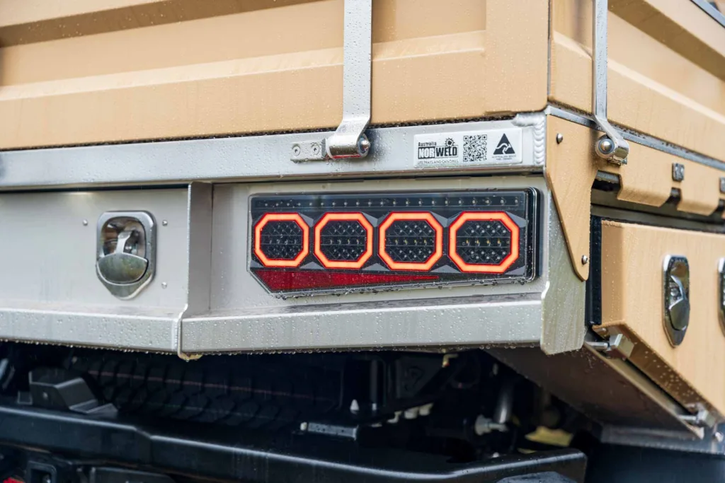 Norweld's Exclusive sequential LED tailights on Elite tray