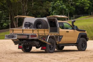 Ford Ranger Super Duty with Norweld half canopy