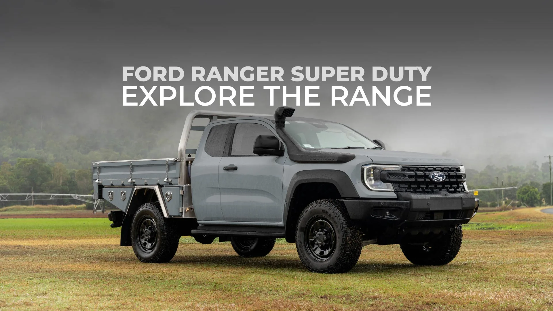 Ford Ranger Super Duty with Elite Tray command grey